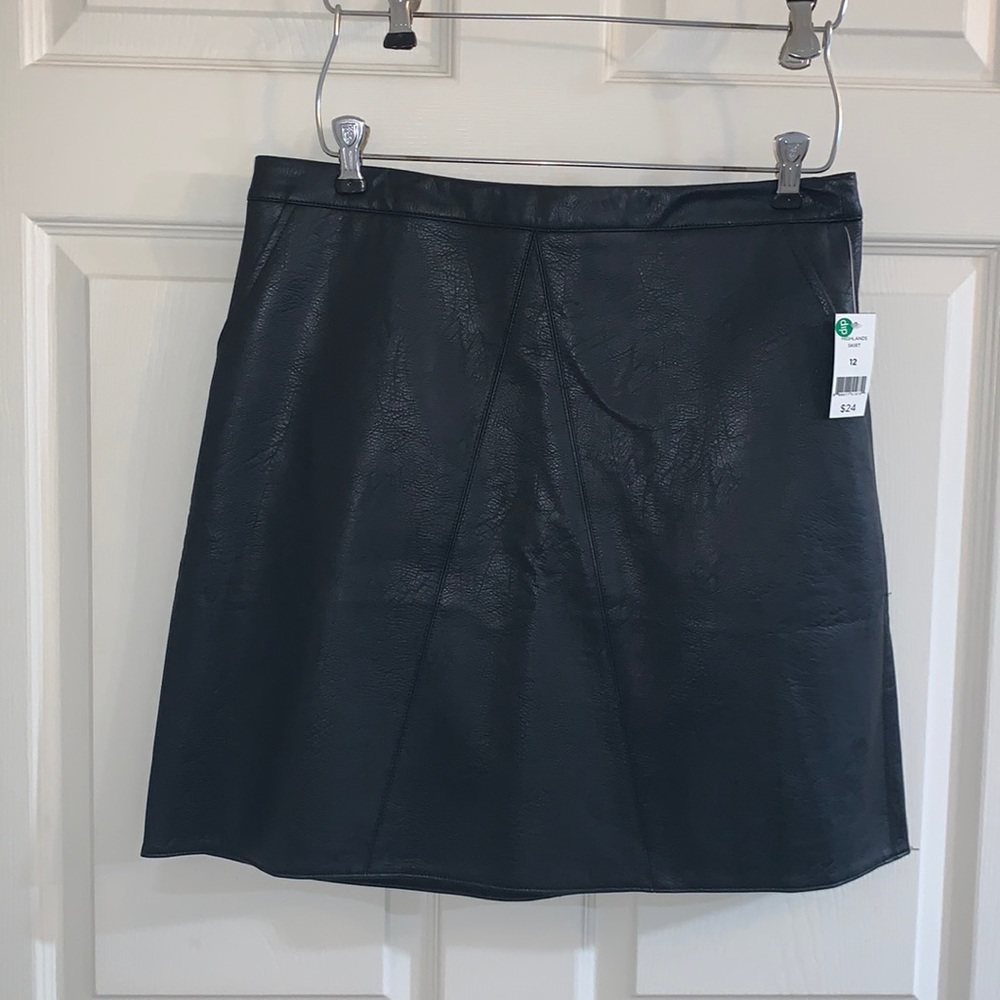 Faux leather Skirt